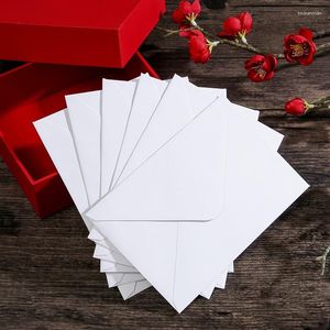 Cadeaupapier 10 STKS Kleur B6 Envelop Lidkaart Papieropslag Lege enveloppen ID-verpakking Briefuitnodiging