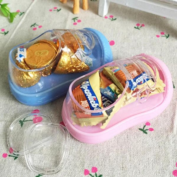 Envoltura de regalos 10pcs mini zapatos creativos cajas de dulces para bodas para baby shower bautizando suministros de fiesta de cumpleaños