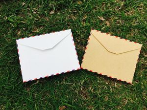 Cadeau cadeau 10pcs papeterie créative vintage style britannique mini enveloppe européenne classique papier kraft lettre mignonne