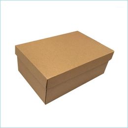 Papel de regalo, 10 Uds., zapatos personalizados, embalaje de cartón, cajas móviles para correo, cajas de papel corrugado, cajas de cartón para embalaje, 1 entrega directa 2022 Dhyej