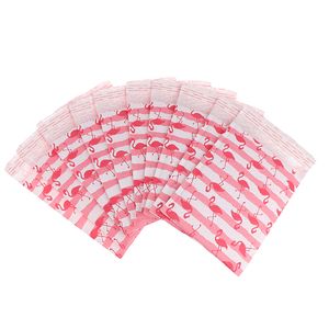 Envoltura de regalo 10pcs flamingo impreso burbuje de poli burbuja envolvente envolvente self selling bag postal sobresgift