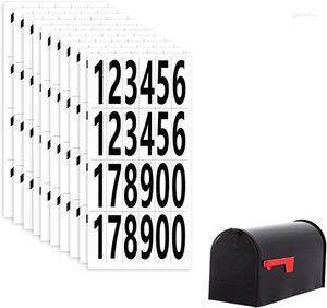 Papel de regalo 10 Uds pegatinas de números impermeable Po hoja de calcomanía etiqueta autoadhesiva DIY