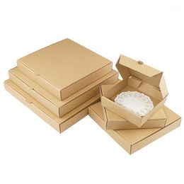 Geschenkverpakking 10 STUKS Pizzadoos Kraftpapier Pizza Ondersteunt Aangepast formaat en afdrukken1294m