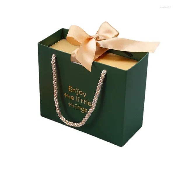 Emballage cadeau 10pcs Portable Bag Packaging Favors Boîte de bonbons de mariage