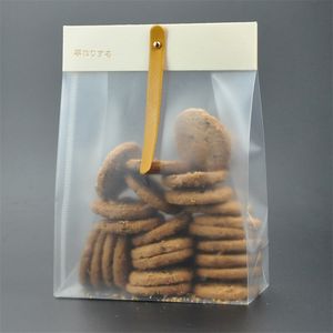 Cadeau cadeau 10pcs auto-adhésif biscuits sacs de qualité alimentaire en plastique transparent paquets de mariage fête d'anniversaire boîte de bonbons 220913