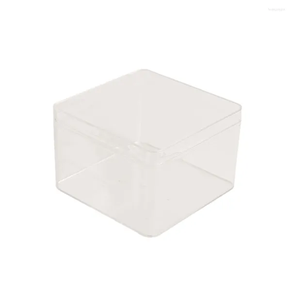 Papel de regalo 10PCS / Set Cookie Box Clear Favor Boxes Macaron Candy Storage Jeweley Display