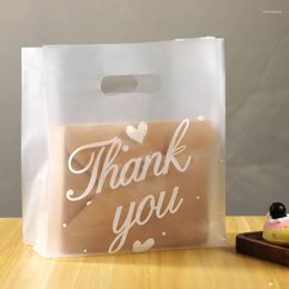 Geschenkwikkeling 10 stks Bedankt doorzichtige plastic zak voor verjaardagstaartwinkel