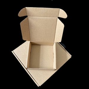 Geschenkomschakeling 10pcslot Cardboard Carton Kraft Paper Box Special Hard Express Mailers Small Packaging Party ES 230206