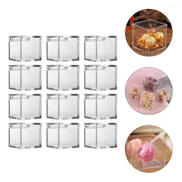 Geschenkverpakking 12-delige sieradenopbergdoos Goody Bag Candy Plastic Baby Sieraden Organizer