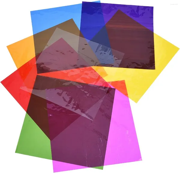 Cadeau cadeau 120pcs cellophane film plastique coloré bonbons emballage bricolage pour arts artisanat décoration