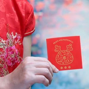 Cadeau cadeau 12pcs ouverture paquets rouges festival de printemps poches d'argent enveloppes traditionnelles (style mixte)
