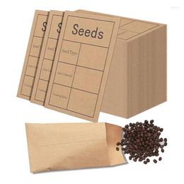 Gift Wrap 150 Pack Seed Saving Envelopes Small Paper For Seeds 2.3X3.5 Inch Self Sealing Kraft Packets