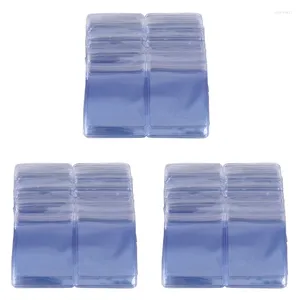 Envoltura de regalo 150pc 6x4cm Bolsas de cierre de cremallera Bolsa de poli transparente Plasias reclutables Boldes pequeños