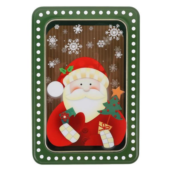 Cadeau cadeau 1pc boîte d'emballage transparente boîte de rangement de bonbons de Noël durable boîte à biscuits cadeau