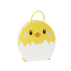 Geschenkomschakeling 1 van de wegwerp Easter Chick Bags Happy Children Birthdays S Supplies Eco-Firrendly