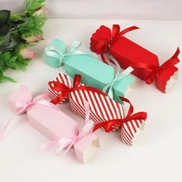 Emballage cadeau 1 pièces faveur boîte à bonbons sac artisanat papier boîtes de mariage traiter enfants anniversaire craquelins