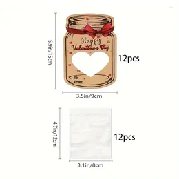 Gift Wrap 1set (12pcs sacs) -Mappy Saint-Valentin Cards Candy Sacs - Cadeaux de Saint-Valentin drôles pour les faveurs de fête d'échange (bonbons non inclus)