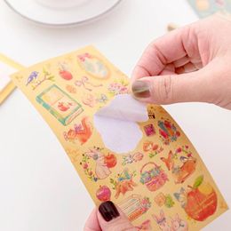 Gift Wrap 1Sheet Cartoon Fairytale Princess Decoration Stamping Sticker Creative Diy Handbook Diarative Stickers For Kids