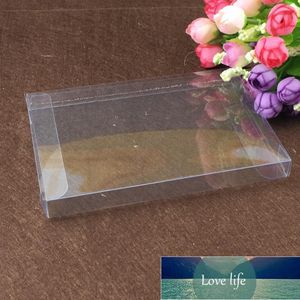 Gift Wrap 2.3 * 3.7 * 4.5cm 50 stks Clear Plastic PVC Boxes Schachtel Transparent Box voor Snoep / Bruiloft Sieraden Display Verpakking Boxen1 Fabriek Prijs Design Kwaliteit