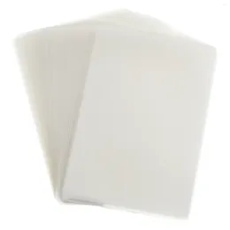 Emballage cadeau 200 pcs autocollants transparents film de stratification papier plastifieuse pochettes sac rétractable feuille lenticulaire