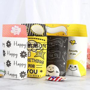 Cadeau cadeau 200pcs boîte de bonbons en papier boîtes de mariage pour les invités enfants faveurs de fête d'anniversaire et cadeaux décoration de chocolat