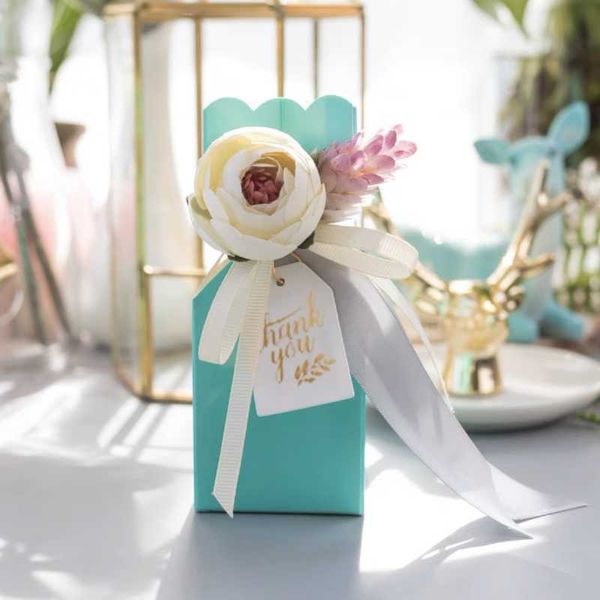 Emballage cadeau 2022 fleur faveur abeille miel bouteille en verre chocolat bonbons boîtes pour mariage bébé douche fête d'anniversaire faveurs décor fournitures