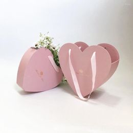 Geschenkwikkeling 2023 Duidelijke Bouillon 2 stks/Set hartvorm Bloemdoos Bloembox Leverbodig Geschenken Valentijnsdag