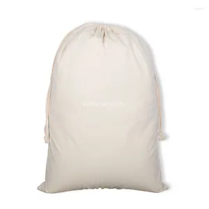 Emballage cadeau 20pcs Sacs de Père Noël vierges Sac de Noël Sacs de bonbons Sacs de fête de fête Décoration