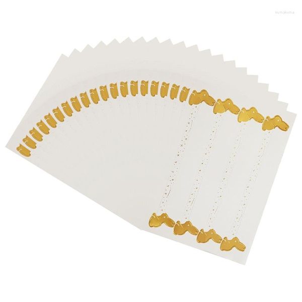 Emballage cadeau 20pcs autocollants sceau décoratif carte d'anniversaire enveloppe joint