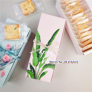 Geschenkverpakking 22,5x9x6cm lange doos voor gastvoedsel Kartonnen papieren dozen Mooncake Cookie Chocoladetaartverpakking