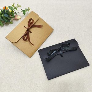 Gift Wrap 24 18 0.7 Envelop Kraftpapier Zak Diy Collectie Bestand Voor Zijden Sjaal Liefdesbrief Bruiloft Platte doos Verpakking