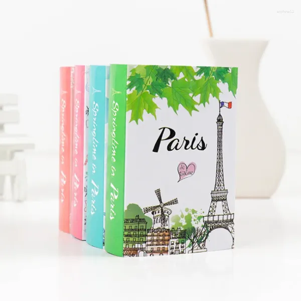 Envoltura de regalo 240 unids / libro Creative Paris Tower Memo Pad Kawaii Cartoon Sticky Note Diy Mensaje Papel Bloc de notas Regalos para niñas Suministros escolares