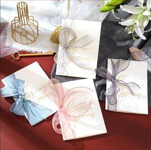 Emballage cadeau 2 pièces faveurs de mariage vœux serment carte décoration fête cérémonie fournitures merci saint valentin anniversaire