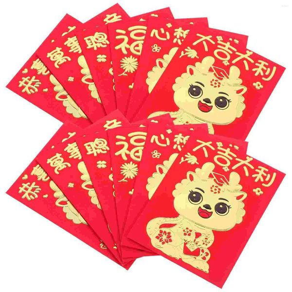 Enveloppe-cadeau 30 PCS Lucky Money estampillé de petits sacs d'enveloppe rouge personnalité enveloppes chinoises