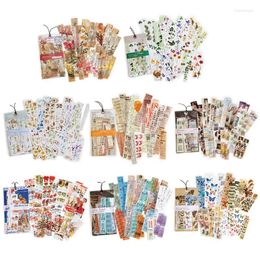 Geschenkwikkeling 30 stuks/pack scrapbooking stikcers set feestuitnodigingskaart decor maken materiaal journaal achtergrondstickers