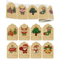 Cadeau cadeau 300pcs autocollants de Noël scrapbooking Navidad Pegatinas Adesivi Noel décoration autocollant pour enfants bricolage paquet décor