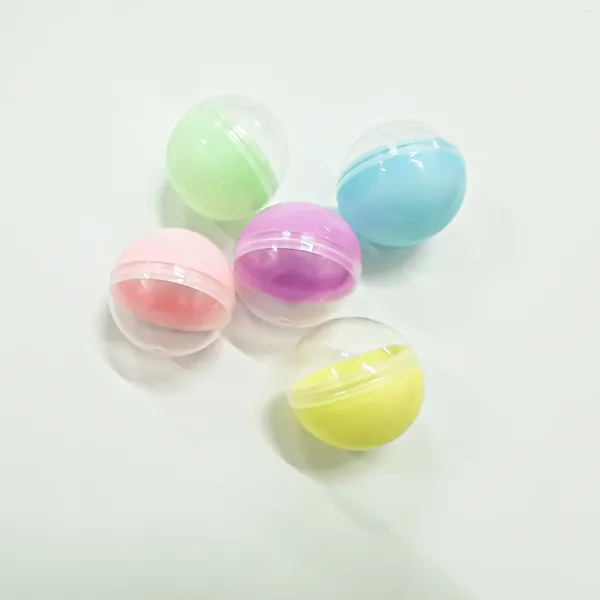 Cadeau cadeau 30pcs 45mm torsadé coquille d'oeuf macaron multicolore CCrcular boule colorée