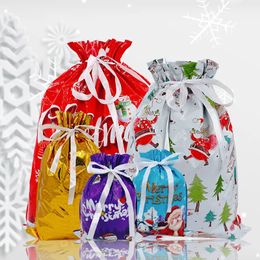 Cadeauverpakking 30 STKS Kerstkoorden Tas Kerstfolie Cadeauverpakking Zakken Zakjes voor Kerstcadeautjes Feestartikelen Kerstcadeauzakjes 231025