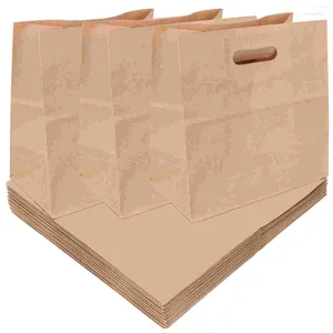 Emballage cadeau 30pcs sacs à pain en papier kraft transportent le déjeuner de stockage