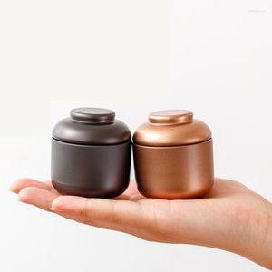 Geschenkverpakking 30 stks/partij Food Grade Kleine Metalen Pot Mini voor Thee Noten Poeder Snoep Verpakking Buis Herbruikbaar Verzegeld Stijlvol en Fris