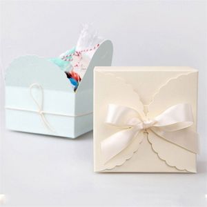 Geschenkwikkeling 30 stcs/Lot Kraft Gift Box Candy Snack Boxes voor snoep/cake/sieraden/cadeau/feestverpakkingsdozen bruiloft babydouche gunsten voorraad 220913