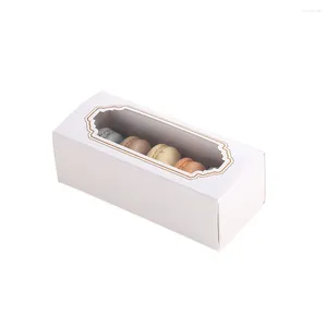 Geschenkverpakking 30 STKS Macaron Box Container Donut Dozen Papier Cake Gebak Karton