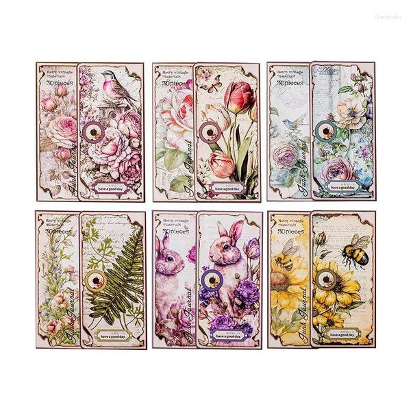 Enveloppe cadeau 30pcs / ensemble Materifices vintage Paper Lost Garden Series Diy Scrapbooking déco