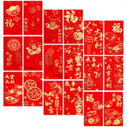 Gift Wrap 36 Stuks China Rood Geluk Geldzak Festival Envelop Cartoon Portemonnee Chinese Enveloppen Jaar 2023 Papier Hongbao