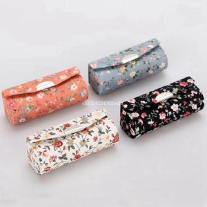 Cadeau cadeau 360 pcs floral vide rouge à lèvres tube miroir boîte sac voyage cosmétique bijoux cas lèvre emballage conteneur