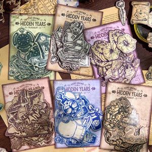 Cadeaupapier 45 stuks vintage INS papieren stickers pakket DIY dagboek decoratie label sticker scrapbooking junk journal benodigdheden