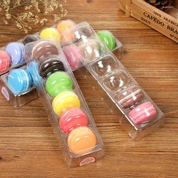 Gift Wrap 5 Huishoudelijke macaron -verpakkingsdozen voor verpakking Small Biscuit Muffin Storage Macaroon Dessert Box