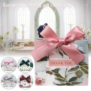 Geschenkwikkeling 5 PCS Candy Box Case Chocolade Zoete Europese stijl Decoratie voor feest trouw metgezel