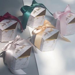 Enveloppe cadeau 50 / 100pcs Créatif Style Style Candy Boxes Favors Favors Party Supplies Baby Shower Thank Box