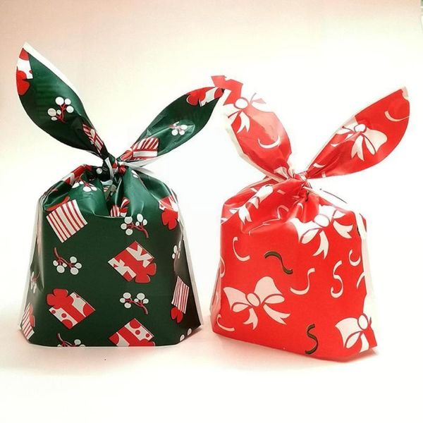 Emballage cadeau 50 One Sell 14 * 23 Sac de Noël Biscuit Décoration Enfants Boîtes de fête d'anniversaire U5e4